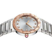Bvlgari Bvlgari Bvlgari Lady Diamonds Silver Dial Silver Steel Strap Watch for Women - BVLGARI103577