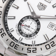 Tag Heuer Formula 1  Calibre 6 Automatic White Dial Silver Steel Strap Watch for Men - WAZ2013.BA0842