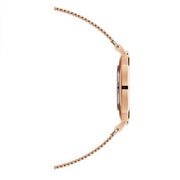 Daniel Wellington Petite Rose Gold Dial Rose Gold Mesh Bracelet Watch For Women - DW00100471