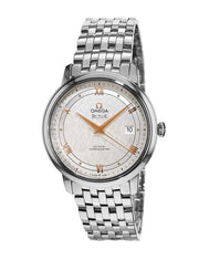 Omega De Ville Prestige Co Axial Silver Dial Silver Steel Strap Watch for Men - 424.10.40.20.02.004