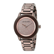 Michael Kors Kinley Brown Dial Brown Steel Strap Watch for Women - MK6245