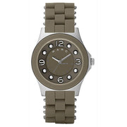 Marc Jacobs Pelly Grey Dial Grey Silicone Strap Watch for Women - MBM2539