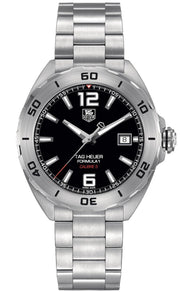 Tag Heuer Formula 1 Automatic Black Dial Silver Steel Strap Watch for Men - WAZ2113.BA0875