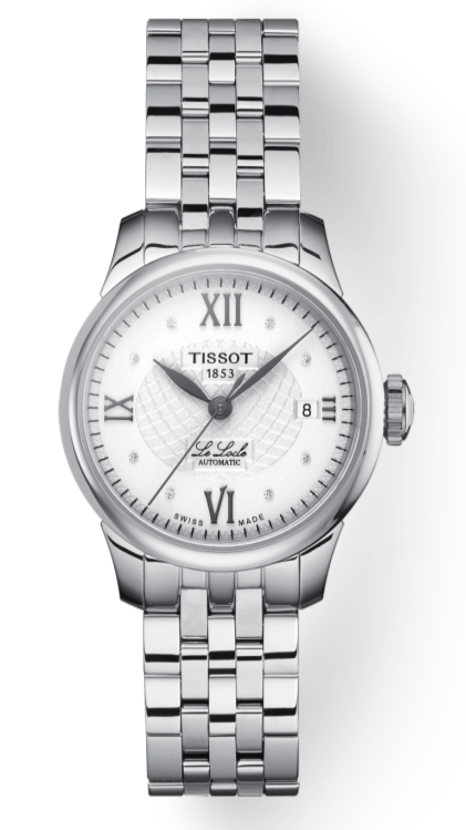 Tissot Le Locle Automatic Lady Silver Dial Silver Steel Strap Watch For Women - T41.1.183.16