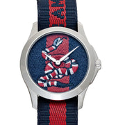 Gucci Le Marche Des Merveilles Blue Red Dial Blue Red Nylon Strap Unisex Watch - YA126493