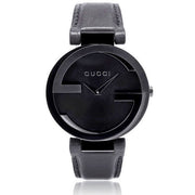 Gucci Interlocking G Black Dial Watch For Women - YA133302