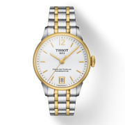 Tissot Chemin Des Tourelles Powermatic 80 Lady Silver Dial Two Tone Steel Strap Watch For Women - T099.207.22.037.00