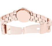 Marc Jacobs Amy Pink Dial Rose Gold Steel Strap Dial Watch for Women - MBM8625