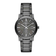 Burberry The City Grey Dial Gunmetal Steel Strap Watch for Men - BU9007