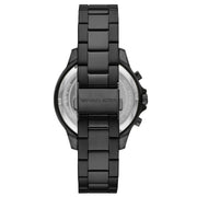 Michael Kors Grayson Chronograph Black Dial Black Steel Strap Watch For Men - MK9109