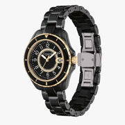 Coach Preston Black Dial Black Steel Strap Watch for Women - 14503461