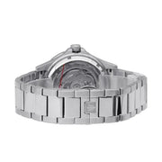 Maserati SFIDA Automatic Skeleton Blue Dial Silver Steel Strap Watch For Men - R8823140007