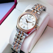Tissot Ballade Powermatic 80 Mother of Pearl Silver Dial Two Tone Steel Strap Watch For Women - T108.208.22.117.00