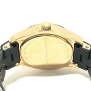Marc Jacobs Pelly Black Dial Black Silicone Strap Watch for Women - MBM2540