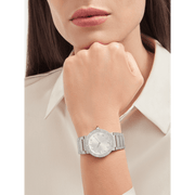 Bvlgari Bvlgari Bvlgari Lady Diamonds Silver Dial Silver Steel Strap Watch for Women - BVLGARI103696