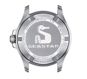 Tissot Seastar 1000 Mother of Pearl White Dial White Rubber Strap Watch for Women - T120.210.17.116.00