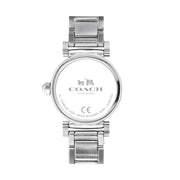 Coach Madison White Dial Silver Steel Strap Watch for Women - 14502396