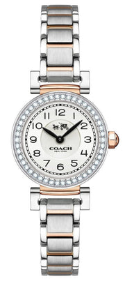 Coach Madison Crystals Silver Dial Two Tone Steel Strap Watch for Women - 14502404