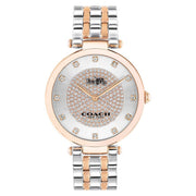 Coach Park Silver Dial Two Tone Steel Strap Watch for Women - 14503644