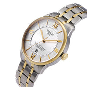 Tissot Chemin Des Tourelles Powermatic 80 Cosc Silver Dial Two Tone Steel Strap Watch For Men - T099.408.22.038.00