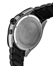Hugo Boss Onyx Black Dial Black Steel Strap Watch for Men - 1513365