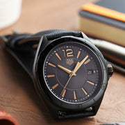 Tag Heuer Formula 1 Quartz Black Dial Black Leather Strap Watch for Women - WBJ1314.FC8230