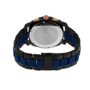 Fossil Machine Chronograph Black Dial Two Tone Steel Strap Watch for Men - FS5164