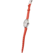 Tag Heuer Formula 1 Quartz Diamonds Mother of Pearl Dial Orange Leather Strap Watch for Women - WBJ131A.FC8250