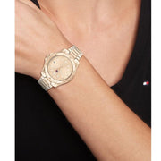 Tommy Hilfiger Bella Rose Gold Dial Rose Gold Steel Strap Watch for Women - 1781396