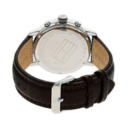 Tommy Hilfiger Aiden Quartz Black Dial Brown Leather Strap Watch for Men - 1791309