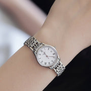 Longines Lyre Classico 25mm White Dial Silver Stainless Steel Watch for Women - L4.259.4.12.6