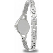 Emporio Armani Classic Quartz Black Dial Silver Steel Strap Watch For Women - AR7328