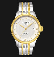 Tissot Ballade Powermatic 80 Chronometer Silver Dial Two Tone Steel Strap Watch For Men - T108.408.22.037.00