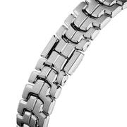 Tag Heuer Link Quartz Black Dial Silver Steel Strap Watch for Women - WBC131F.BA0649
