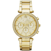 Michael Kors Parker Gold Dial Gold Steel Strap Watch for Women - MK5856