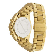 Michael Kors Lexington Quartz Gold Dial Gold Steel Strap Watch For Women - MK6267