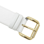 Marc Jacobs Amy White Dial White Leather Strap Watch for Women - MBM1150