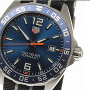 Tag Heuer Formula 1 Quartz Blue Dial Two Tone NATO Strap Watch for Men - WAZ1010.FC8197
