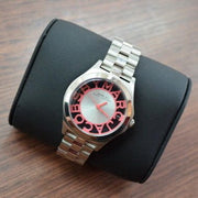 Marc Jacobs Henry Silver Dial Silver Steel Strap Watch for Women - MBM3294