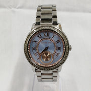 Michael Kors Madelyn Quartz Blue Dial Silver Steel Strap Watch For Women - MK6286