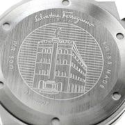 Salvatore Ferragamo F-80 Classic Silver Dial Silver Steel Strap Watch for Men - SFDT02223