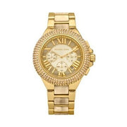 Michael Kors Camille Gold Dial Gold Steel Strap Watch for Women - MK5902