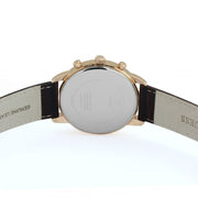 Guess Horizon Chronograph Quartz Black Dial Black Leather Strap Watch For Men - W0380G7