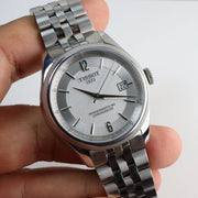 Tissot Ballade Powermatic 80 Cosc Silver Dial Silver Steel Strap Watch For Men - T108.408.11.037.00