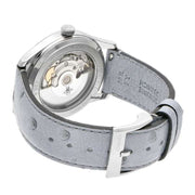 Gucci G Timeless Automatic Mother of Pearl Dial Blue Leather Strap Watch For Women - YA1264113