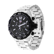 Tag Heuer Formula 1 Chronograph Black Dial Silver Steel Strap Watch for Men - CAZ1010.BA0842