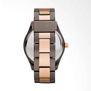 Fossil Stella Multifunction Brown Dial Two Tone Steel Strap Watch for Women - ES4079