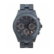 Marc Jacobs Blade Chronograph Blue Dial Blue Steel Strap Watch for Women - MBM8581
