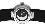 Dior La D De Dior Dior Rose Céleste Diamonds Mother of Pearl Dial Black Leather Strap Watch for Women - CD04711X1001 0000