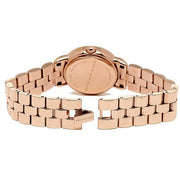 Marc Jacobs Marci Rose Gold Dial Rose Gold Steel Strap Watch for Women - MBM3175